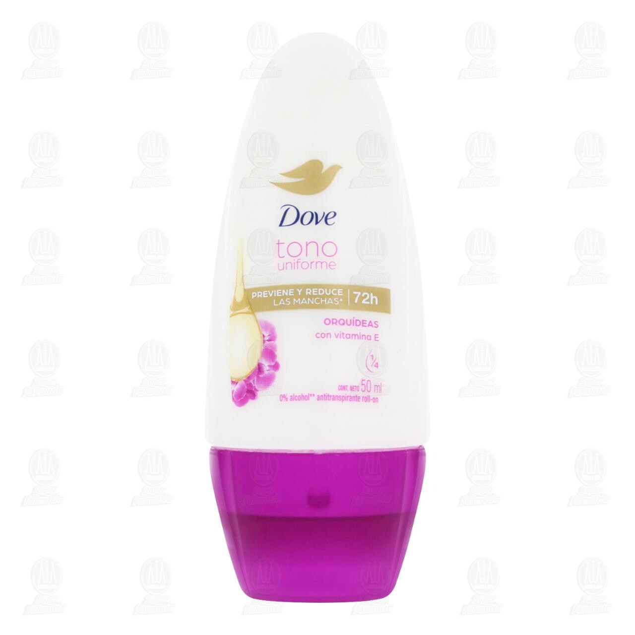 Antitranspirante Dove Tono Uniforme Orqu&iacute;deas en Roll-On, 50 ml. image number 1