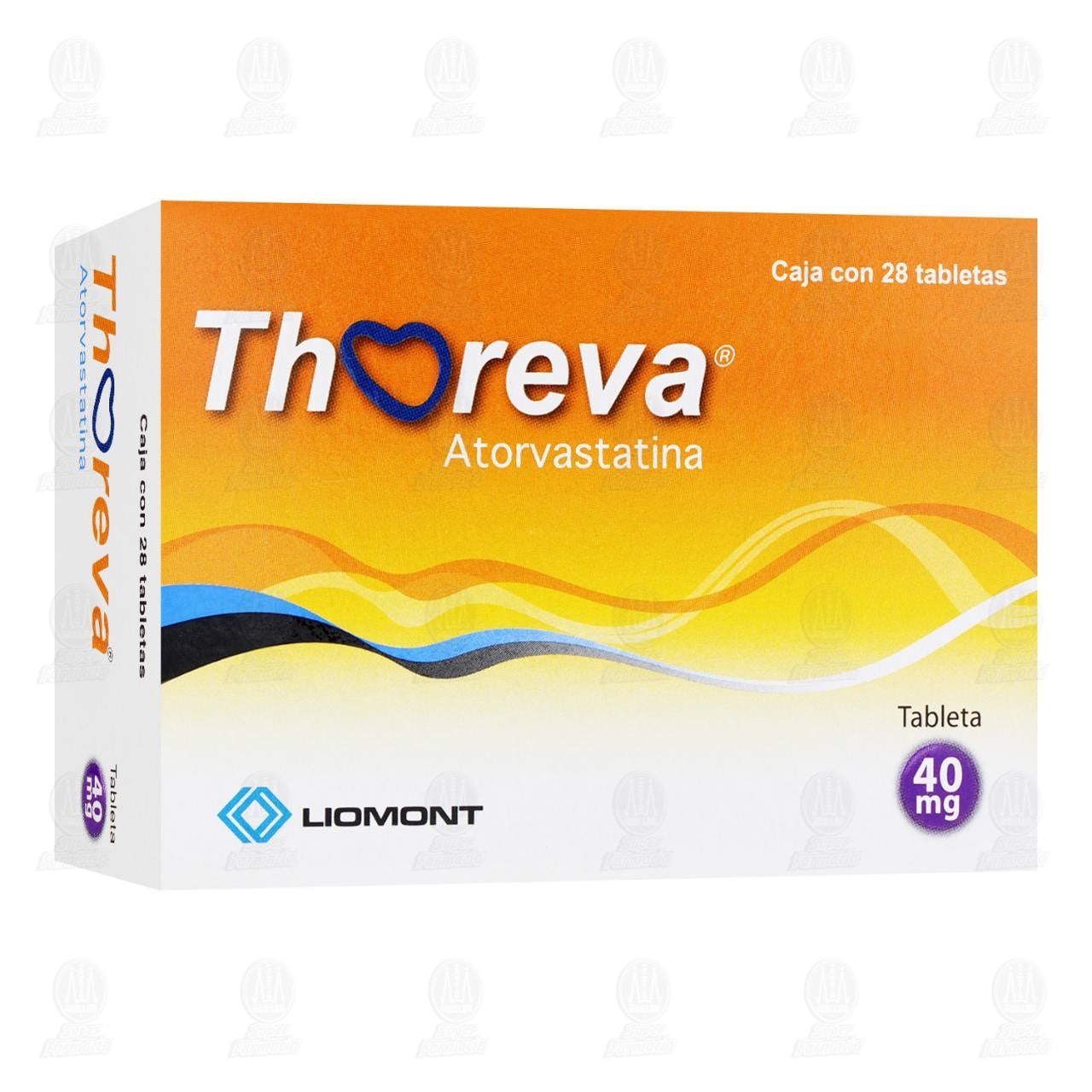 Imagen para Thoreva 40 mg, 28 Tabletas.