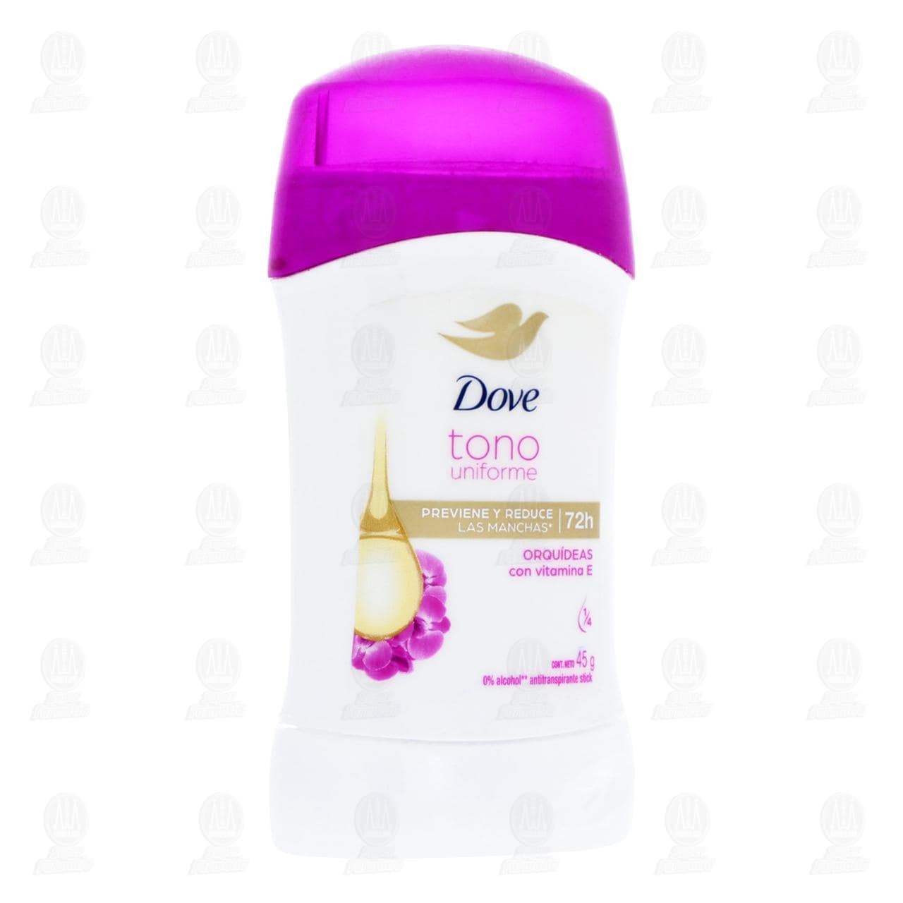 Imagen para Antitranspirante Dove Tono Uniforme Orquídeas en Barra, 45 gr.