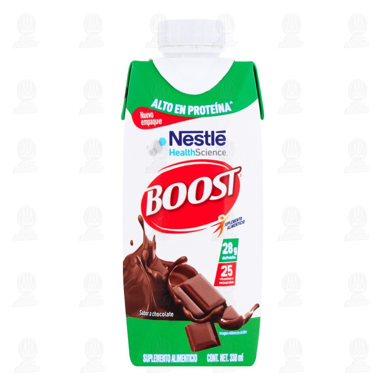 Suplemento Alimenticio Boost Alto en Prote&iacute;na Sabor Chocolate, 330 ml. image number 1