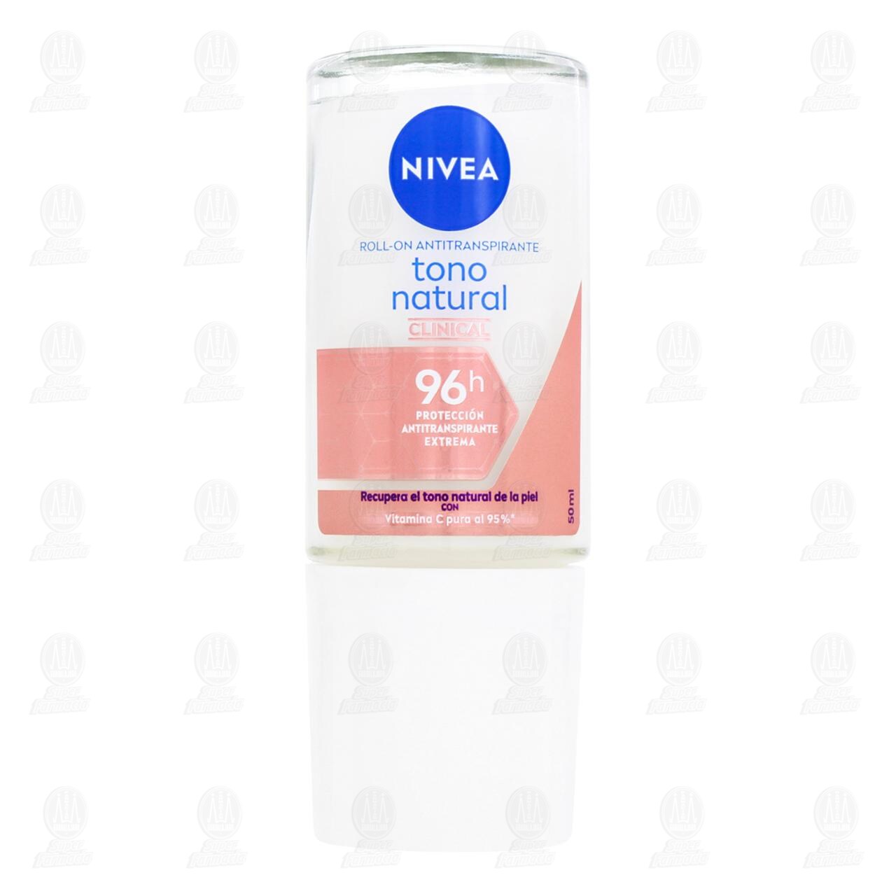 Nivea Antitraspirante Tono Natural Clinical en Roll On, 50 ml. image number 1