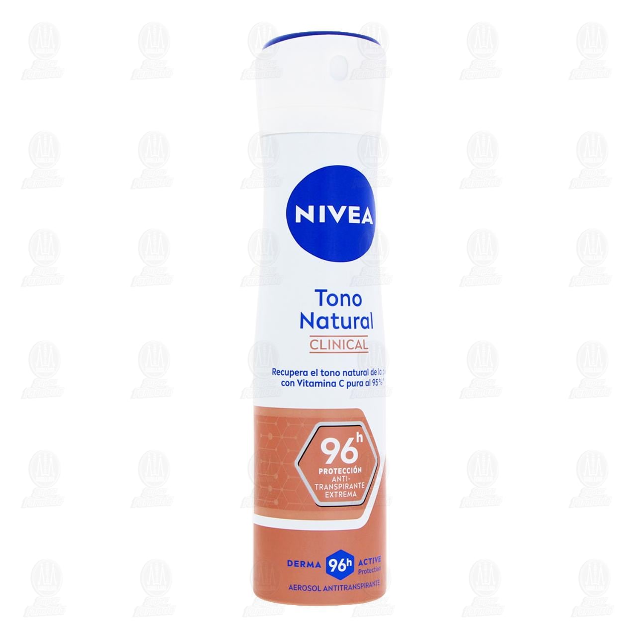 Nivea Antitranspirante Tono Natural Clinical en Aerosol, 150 ml.
