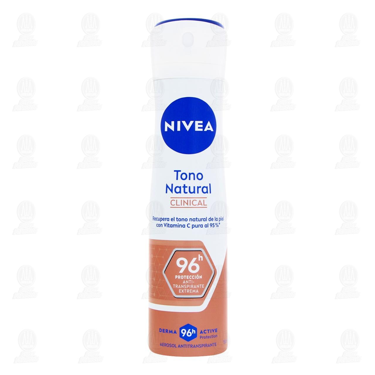Nivea Antitranspirante Tono Natural Clinical en Aerosol, 150 ml. image number 1