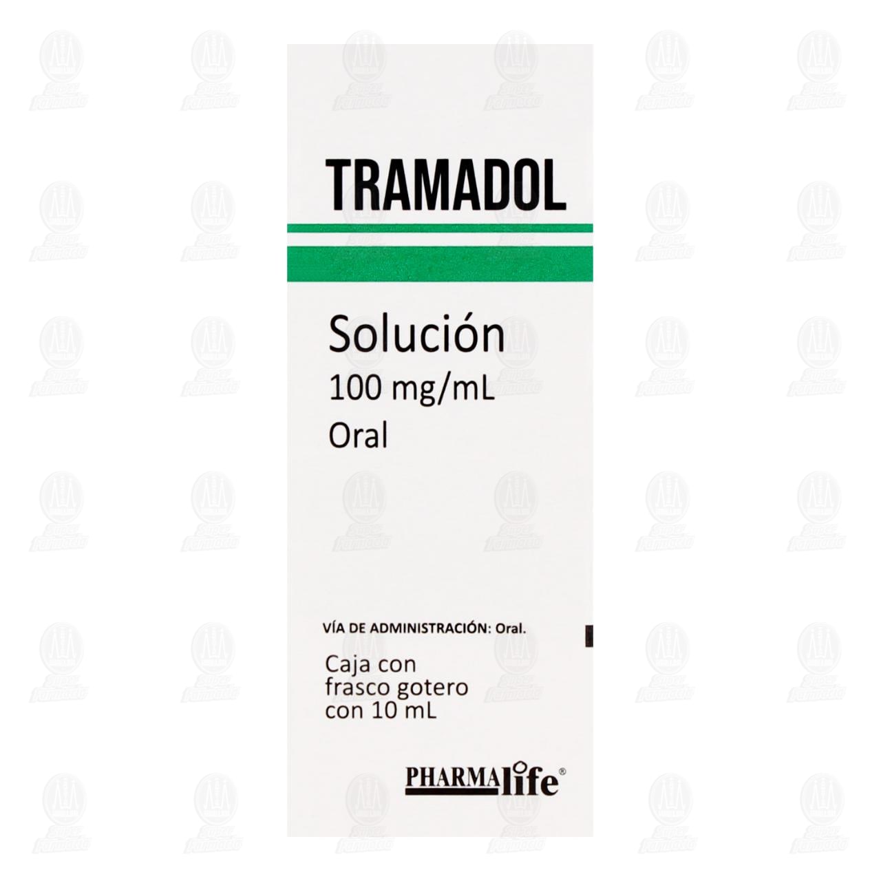 Tramadol 100mg/ml Solución Oral, 10 ml Pharmalife. image number 1