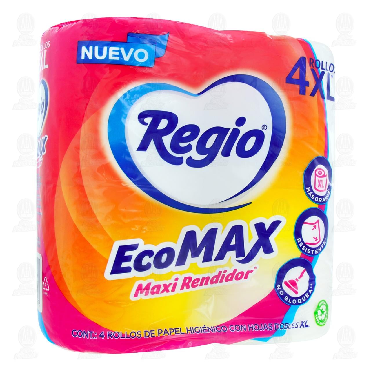 Imagen para Papel Higiénico Regio EcoMax Maxi Rendidor, 4 pzas.