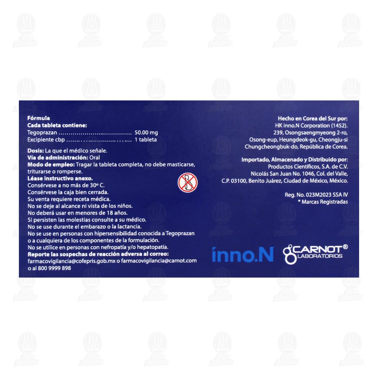 Ki-CAB 50 mg, 30 Tabletas. image number 2