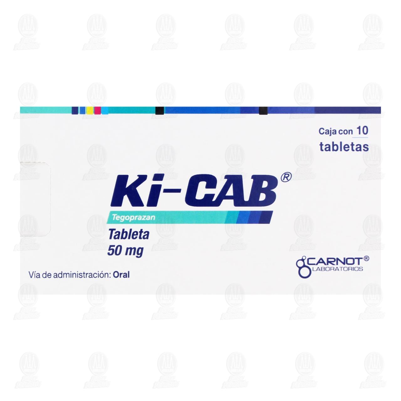 Ki-CAB 50 mg, 10 Tabletas. image number 1