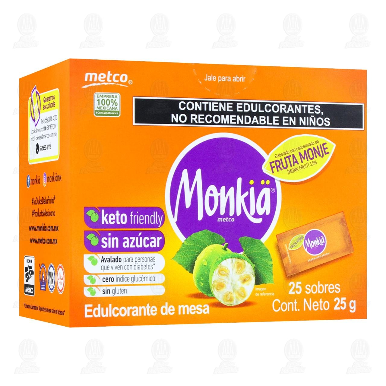 Imagen para Edulcorante de Mesa Monki� 25 gr, 25 Sobres.