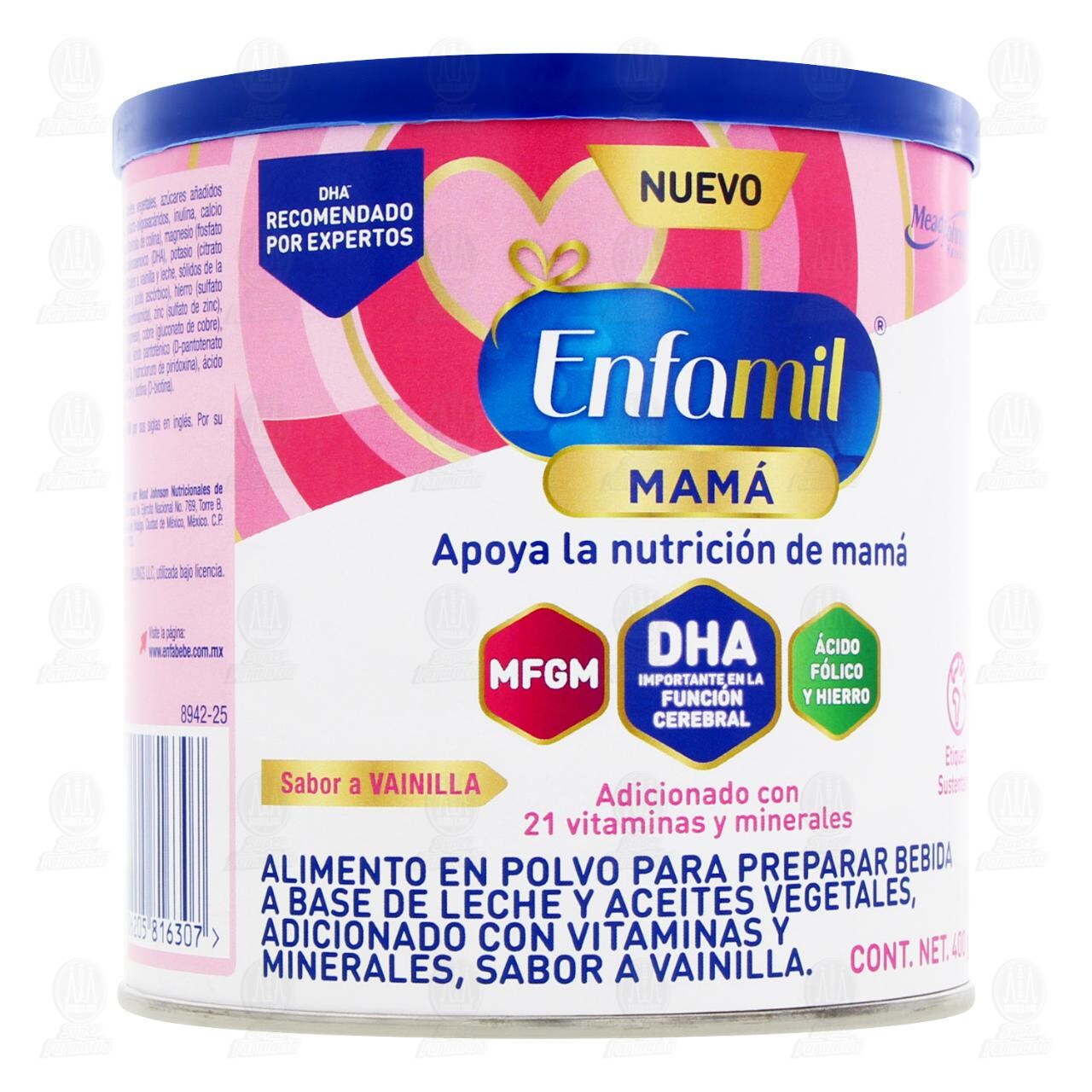 F&oacute;rmula Enfamil Mam&aacute; Apoya la Nutrici&oacute;n de Mam&aacute; Sabor Vainilla, 400 gr. image number 0