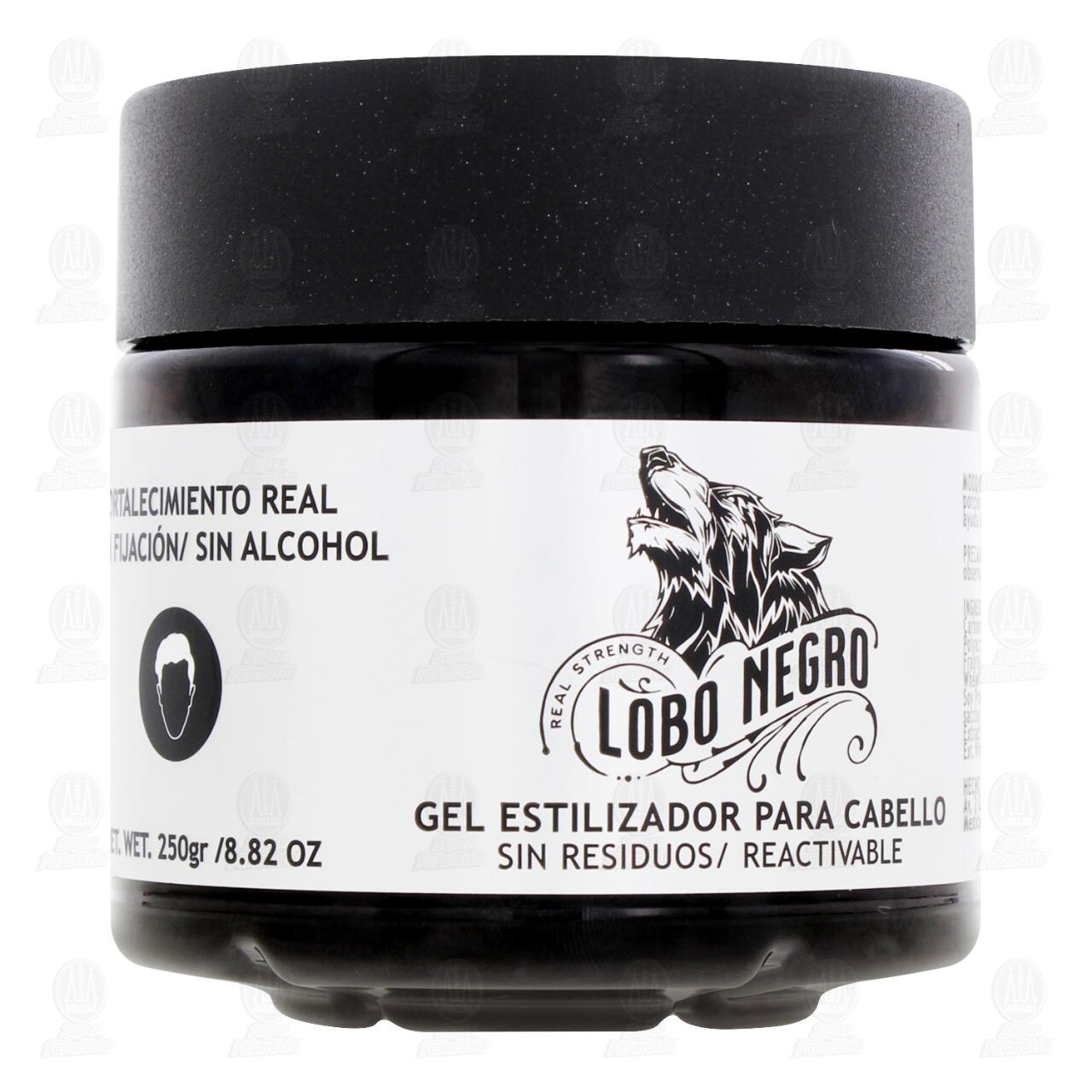 Gel para Cabello Lobo Negro Estilizador Sin Residuos, 250 gr. image number 0