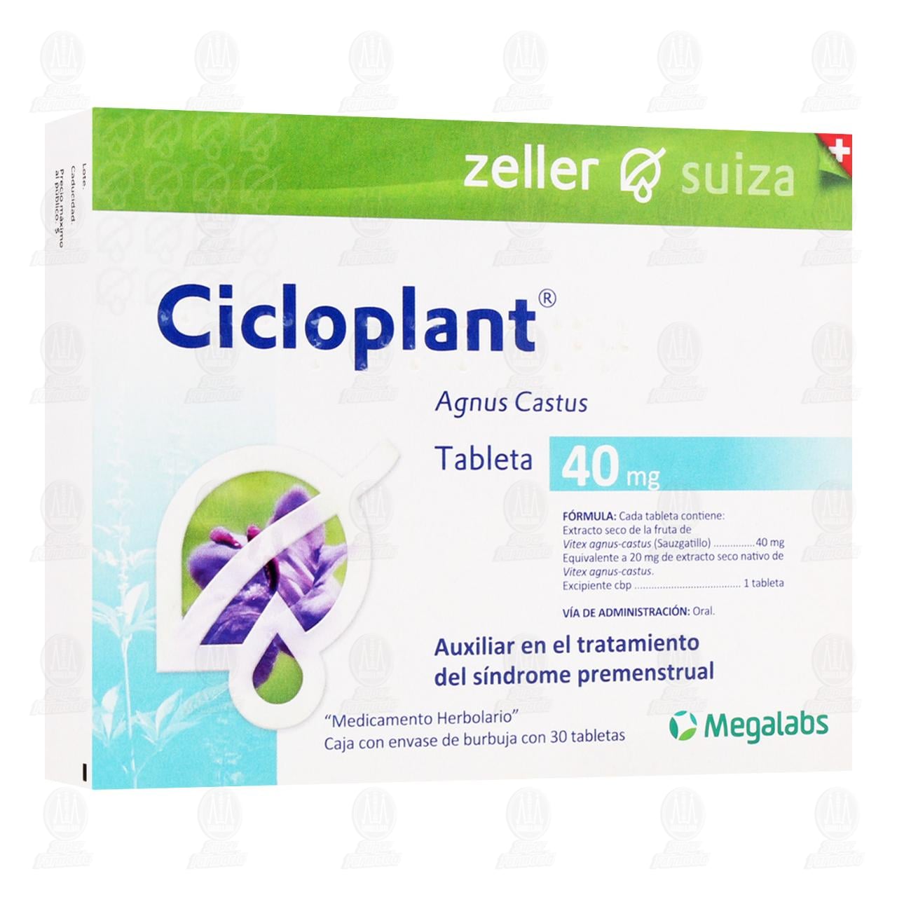 Cicloplant 40 mg, 30 Tabletas. image number 0