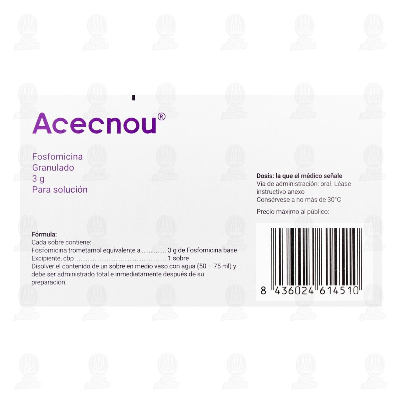 Acecnou 3 gr, 1 Sobre. image number 2