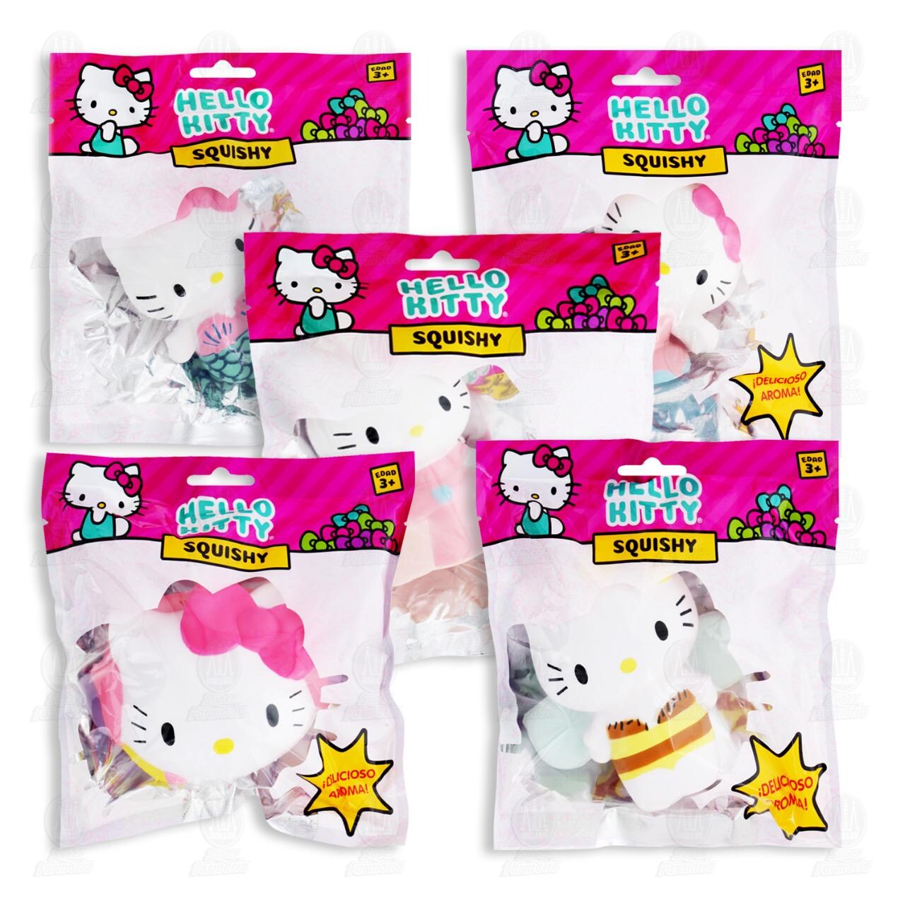 Juguete Squishy  Hello Kitte Toy Jam Varios modelos, 1 pz. image number 2