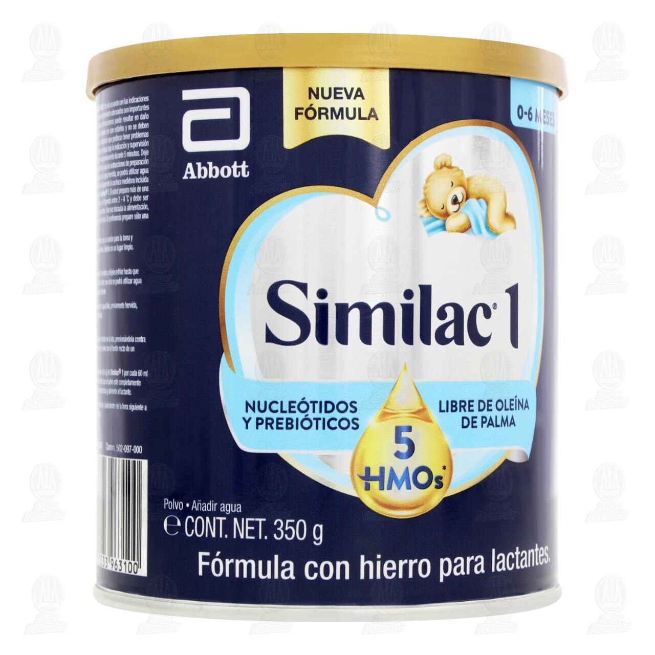 F&oacute;rmula Infantil Similac 1 con Hierro para Lactantes (Edad 0 a 6 meses), 350 gr. image number 0
