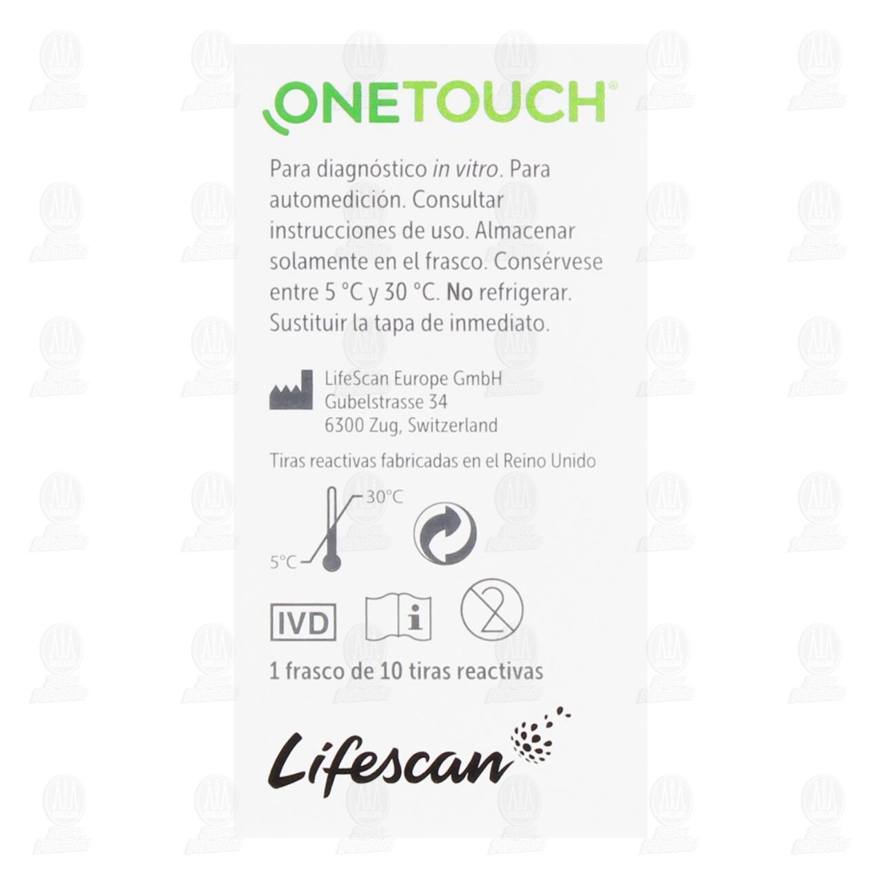 One Touch Select Plus Tiras Reactivas, 10 pzas. image number 2