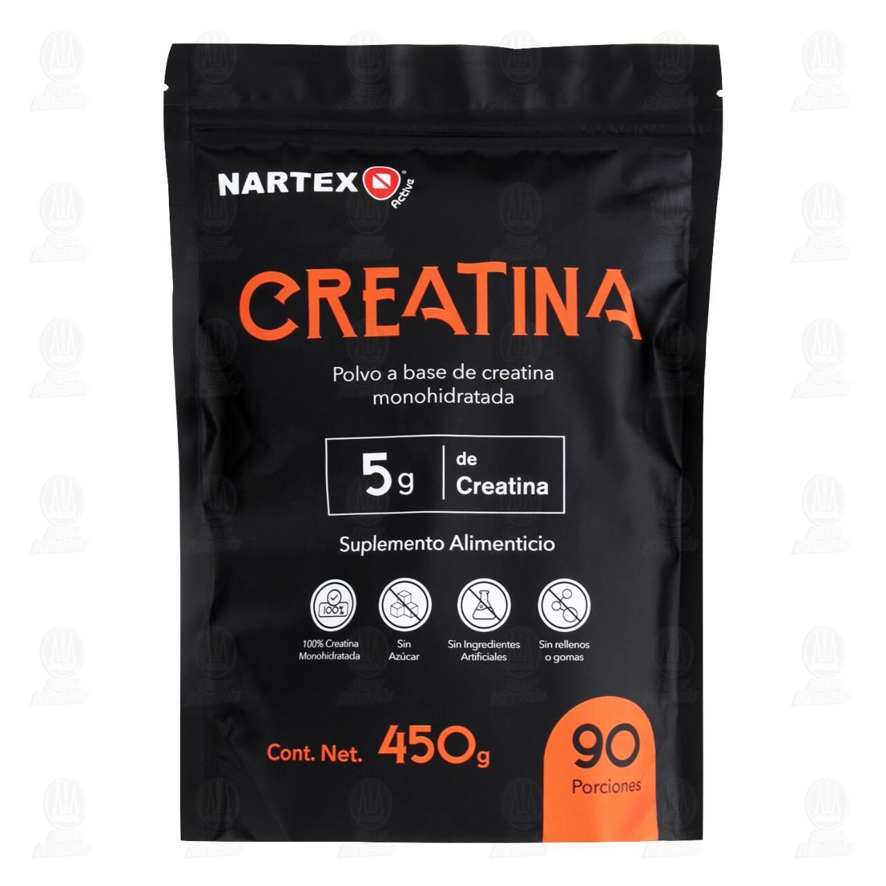 Creatina Monohidratada Nartex, 450 gr.