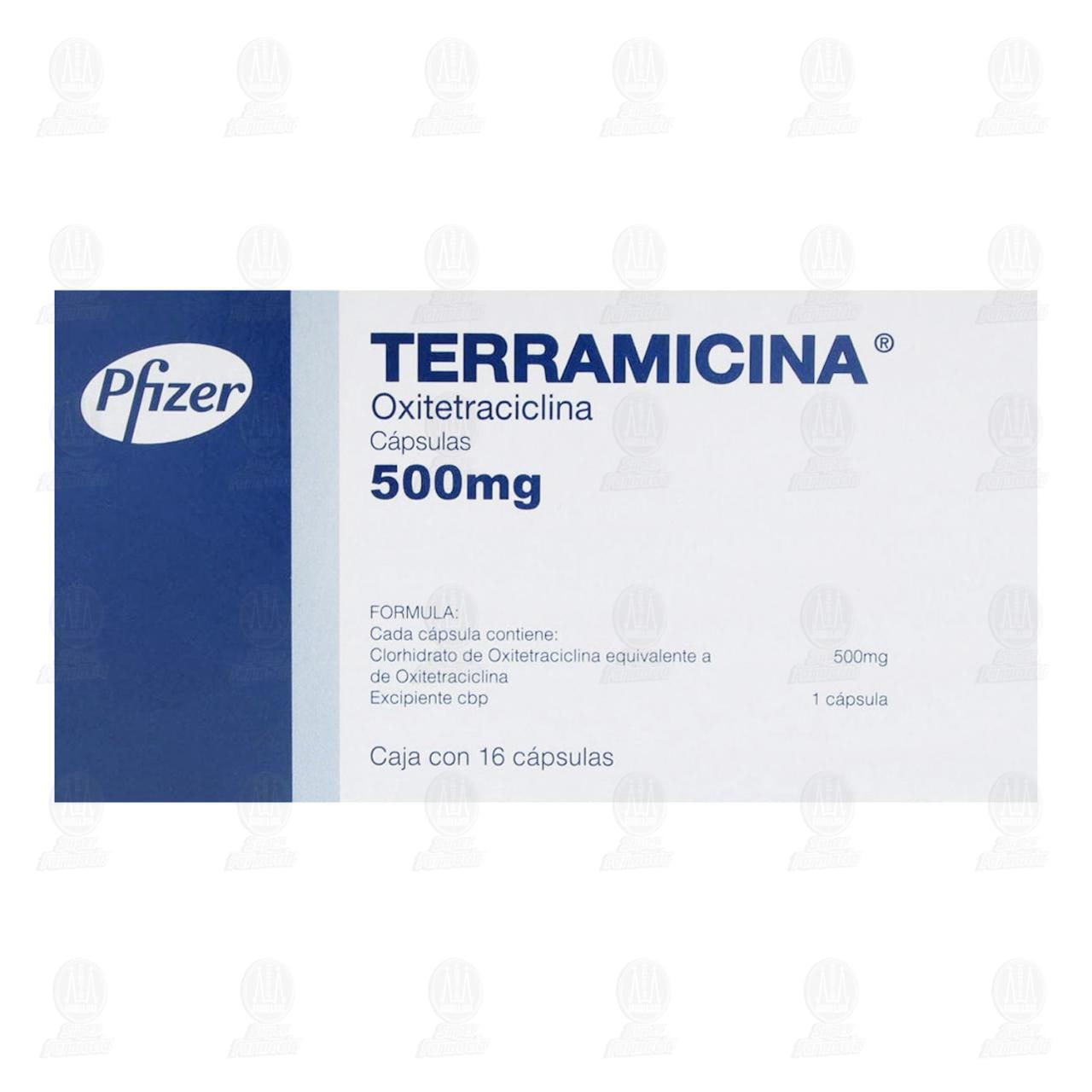 Terramicina 500 mg, 16 C&aacute;psulas. image number 2