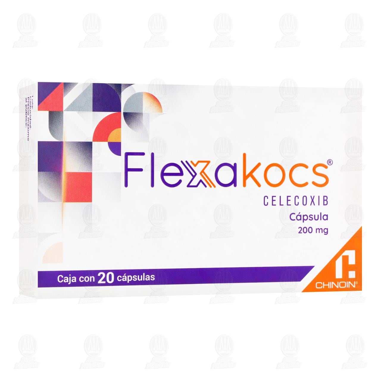 Flexakocs 200 mg, 20 C&aacute;psulas.