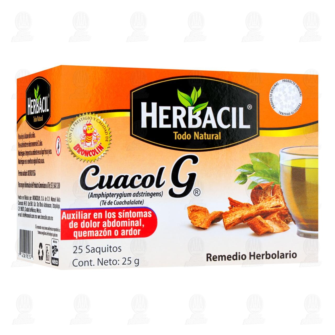 Herbacil Cuacol G Remedio Herbolario, 25 gr.