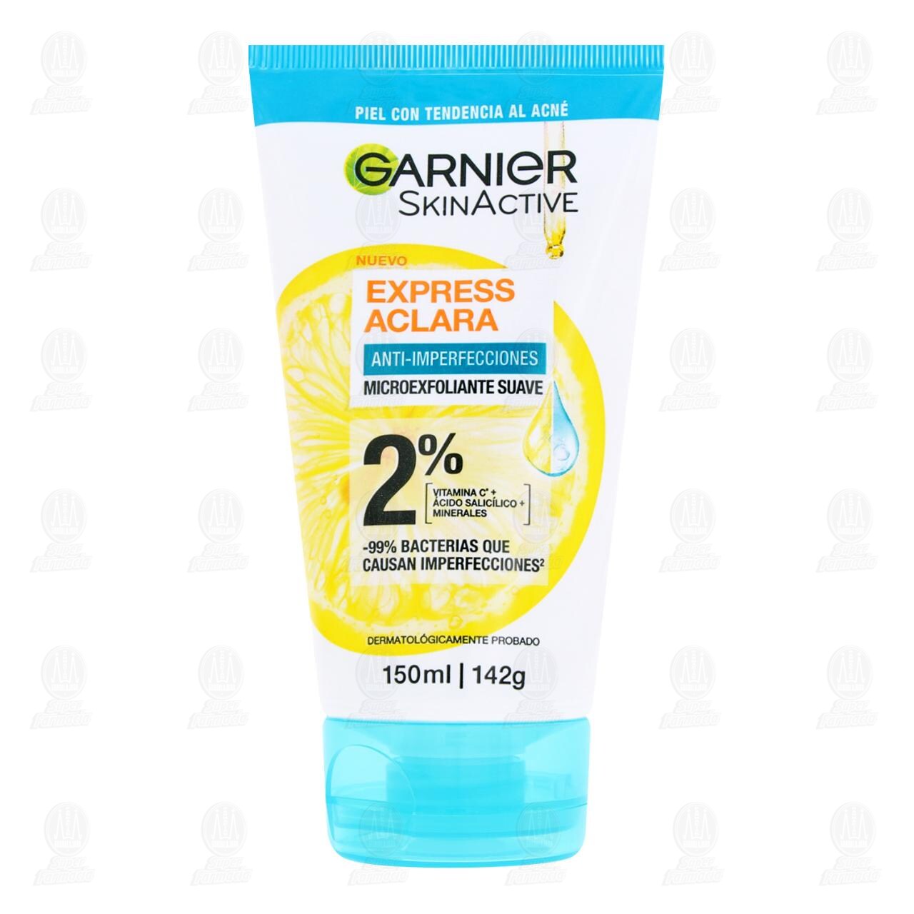 Microexfoliante Suave Garnier SkinActive Express Aclara Anti-Imperfecciones, 150 ml. image number 0