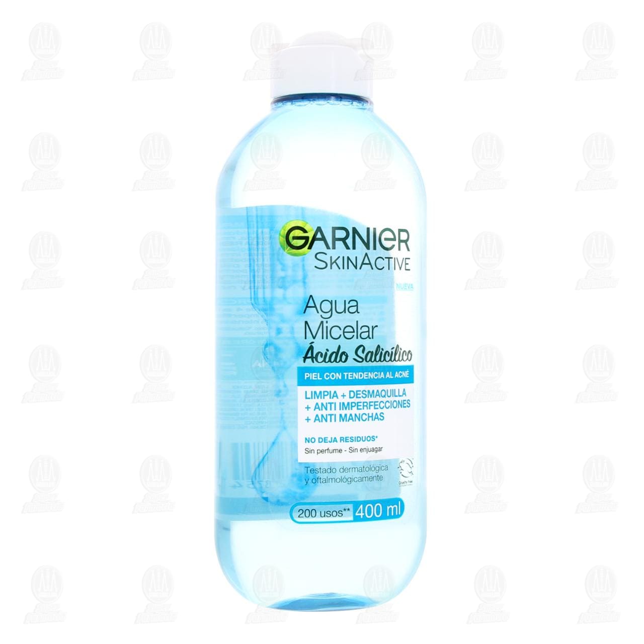 Imagen para Agua Micelar Garnier SkinActive Ácido Salicílico para Piel con Tendencia al Acné, 400 ml.