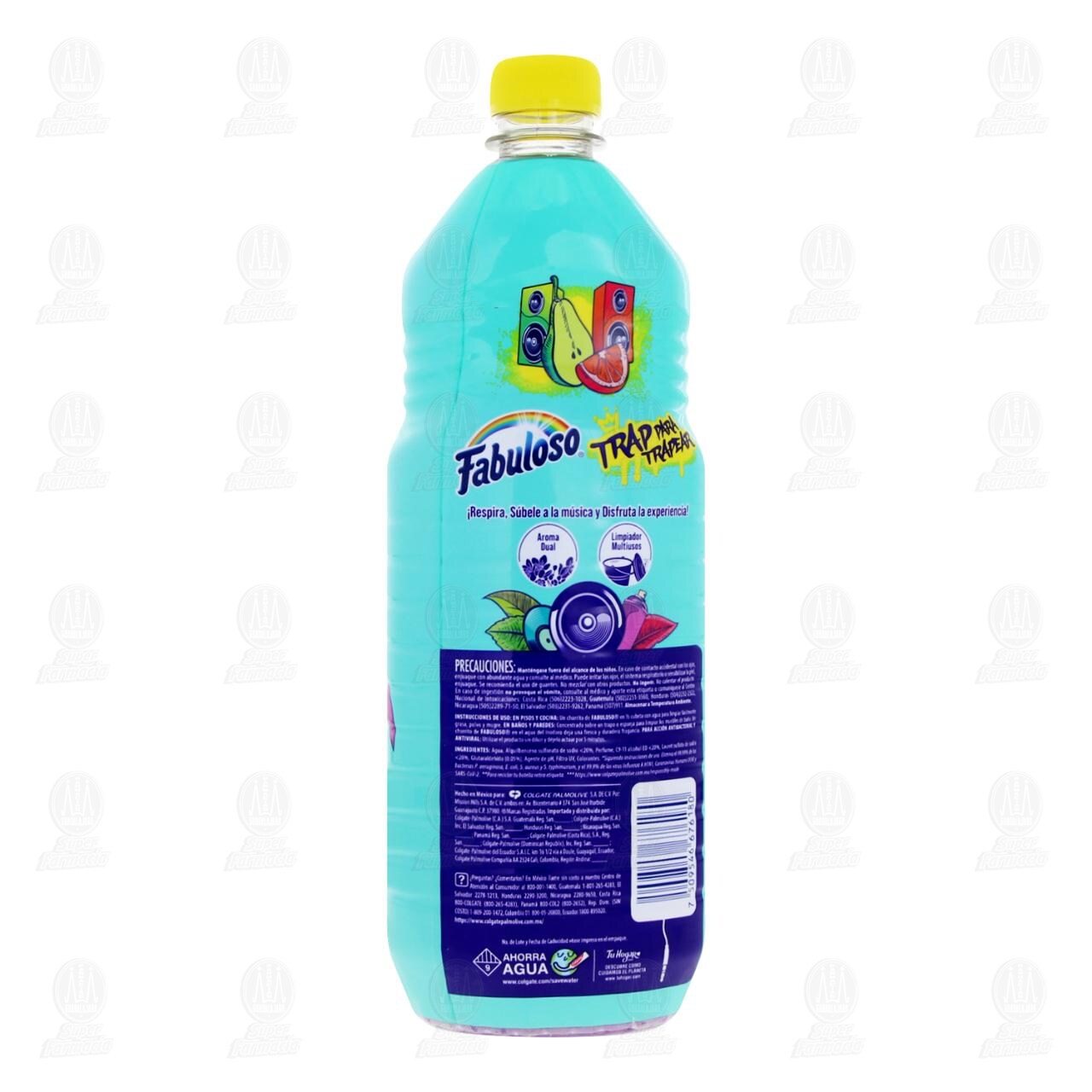Limpiador L&iacute;quido Fabuloso Trap Para Trapear Antibacterial y Antiviral Fragancia Dual Pera-C&iacute;tricos, 828 ml. image number 2
