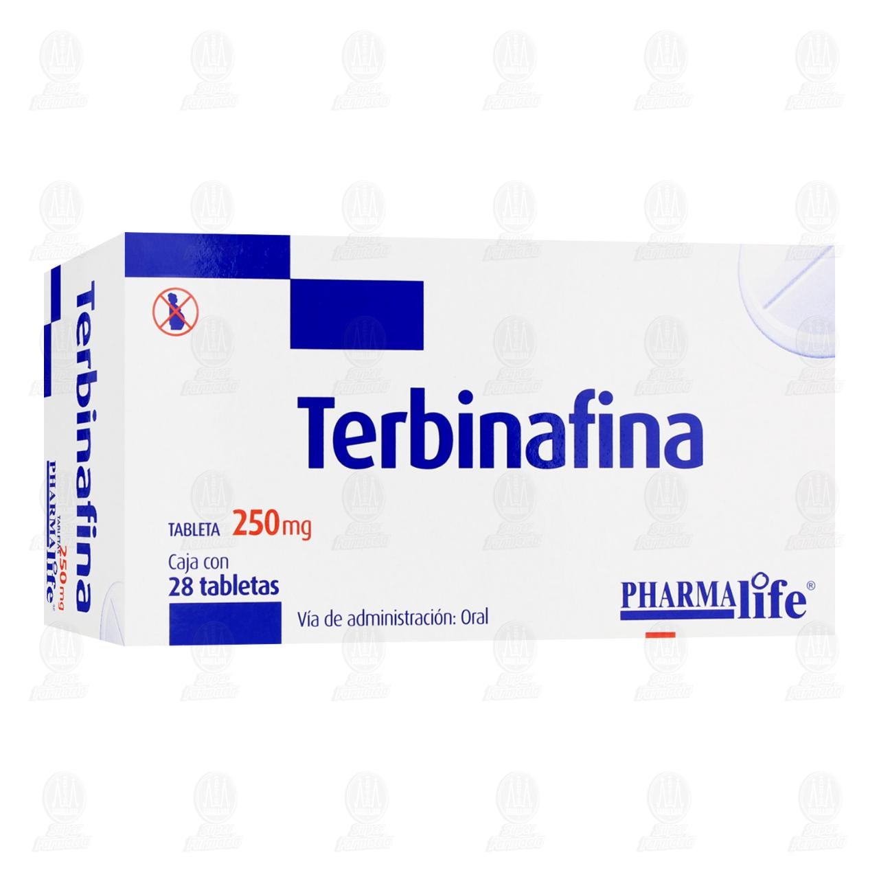 Terbinafina 250 mg, 28 Tabletas Pharmalife. image number 0