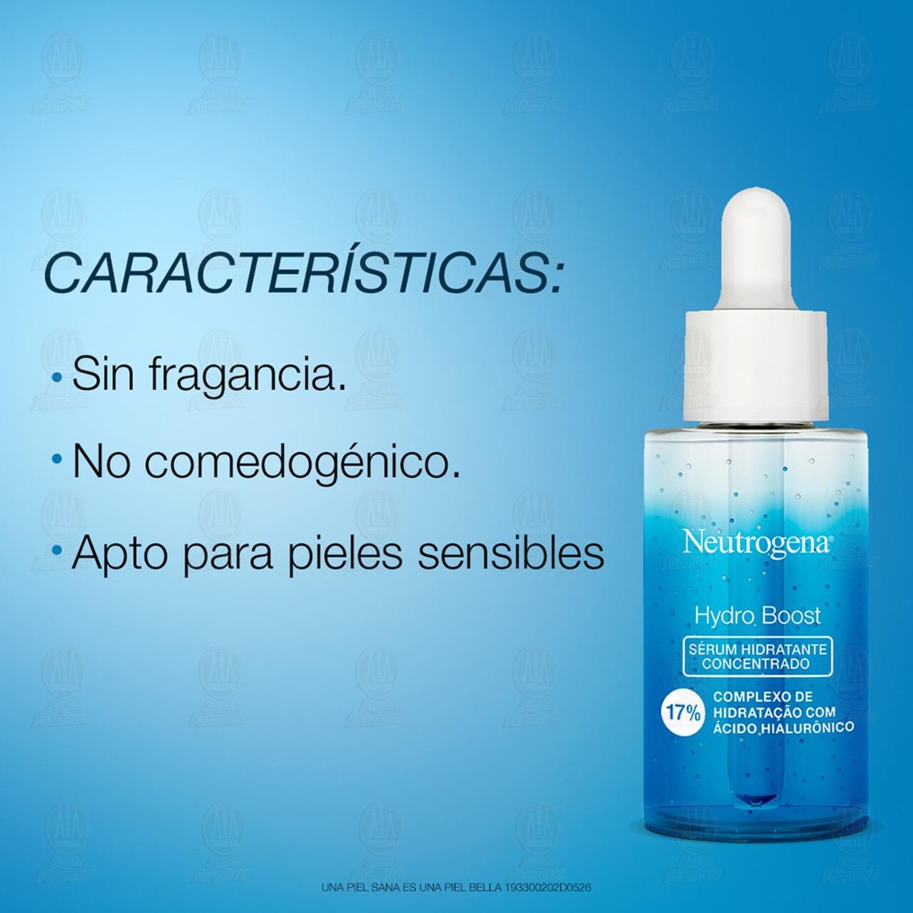 Sérum Hidratante Concentrado Facial Neutrogena Hydro Boos Ácido Hialurónico, 30 ml. image number 3