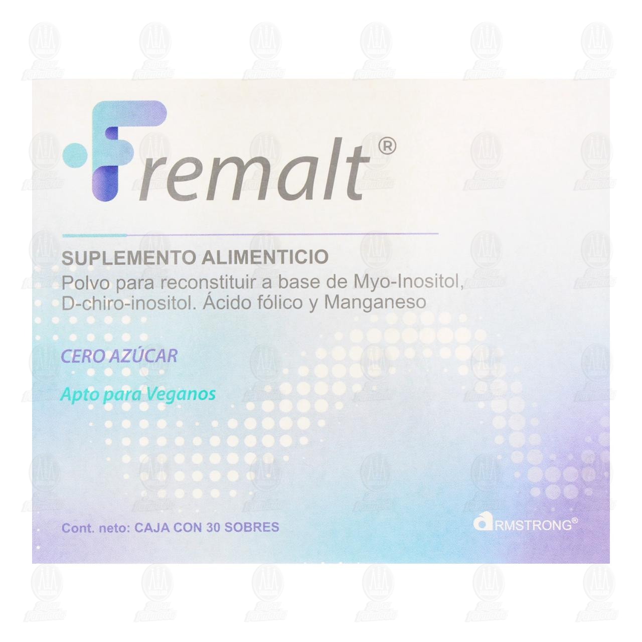 Fremalt Cero Az&uacute;car, 30 Sobres. image number 1