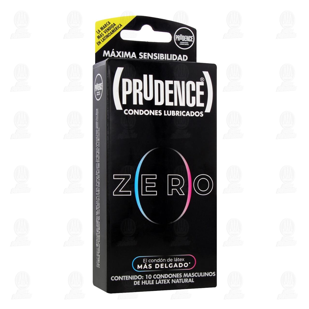 Preservativos Lubricados Prudence Zero, 10 pzas.