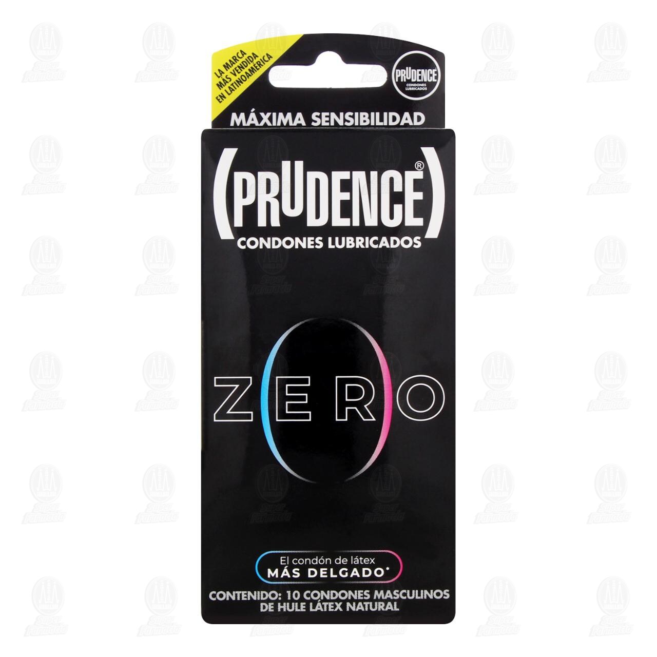 Preservativos Lubricados Prudence Zero, 10 pzas. image number 1