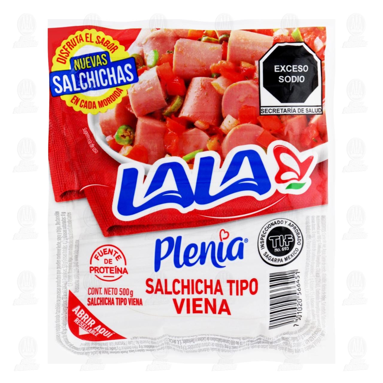 Imagen para Salchicha Lala Plenia Tipo Viena, 500 gr.