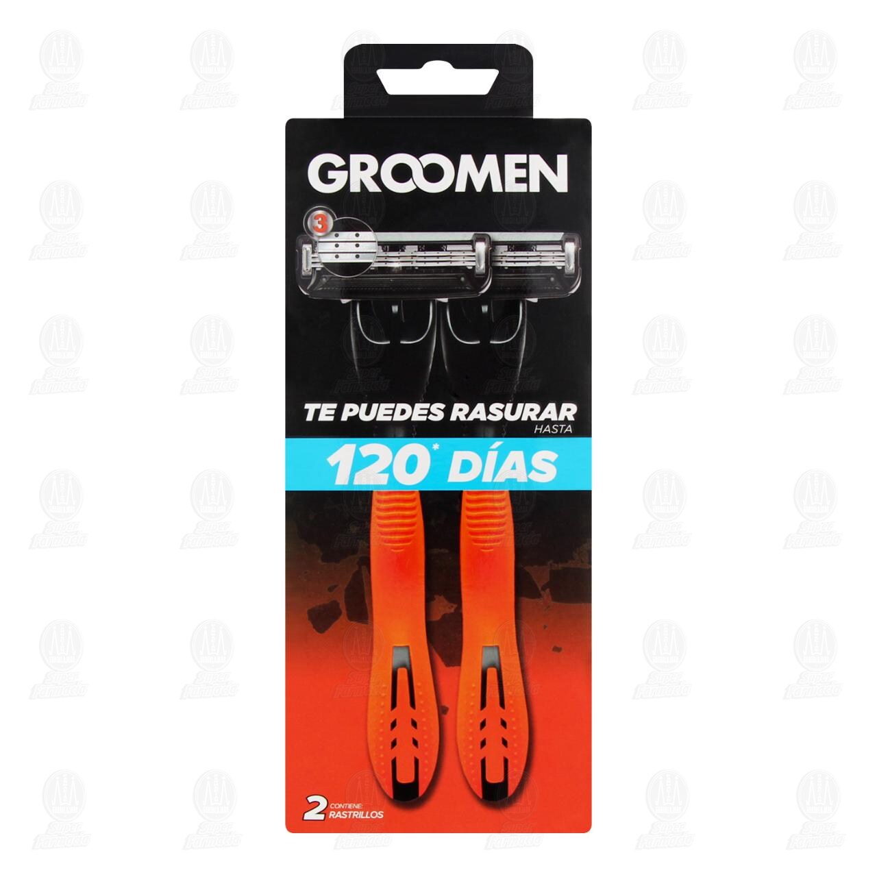 Rastrillo Desechable Groomen 300 de 3 Navajas, 2 pzas. image number 1