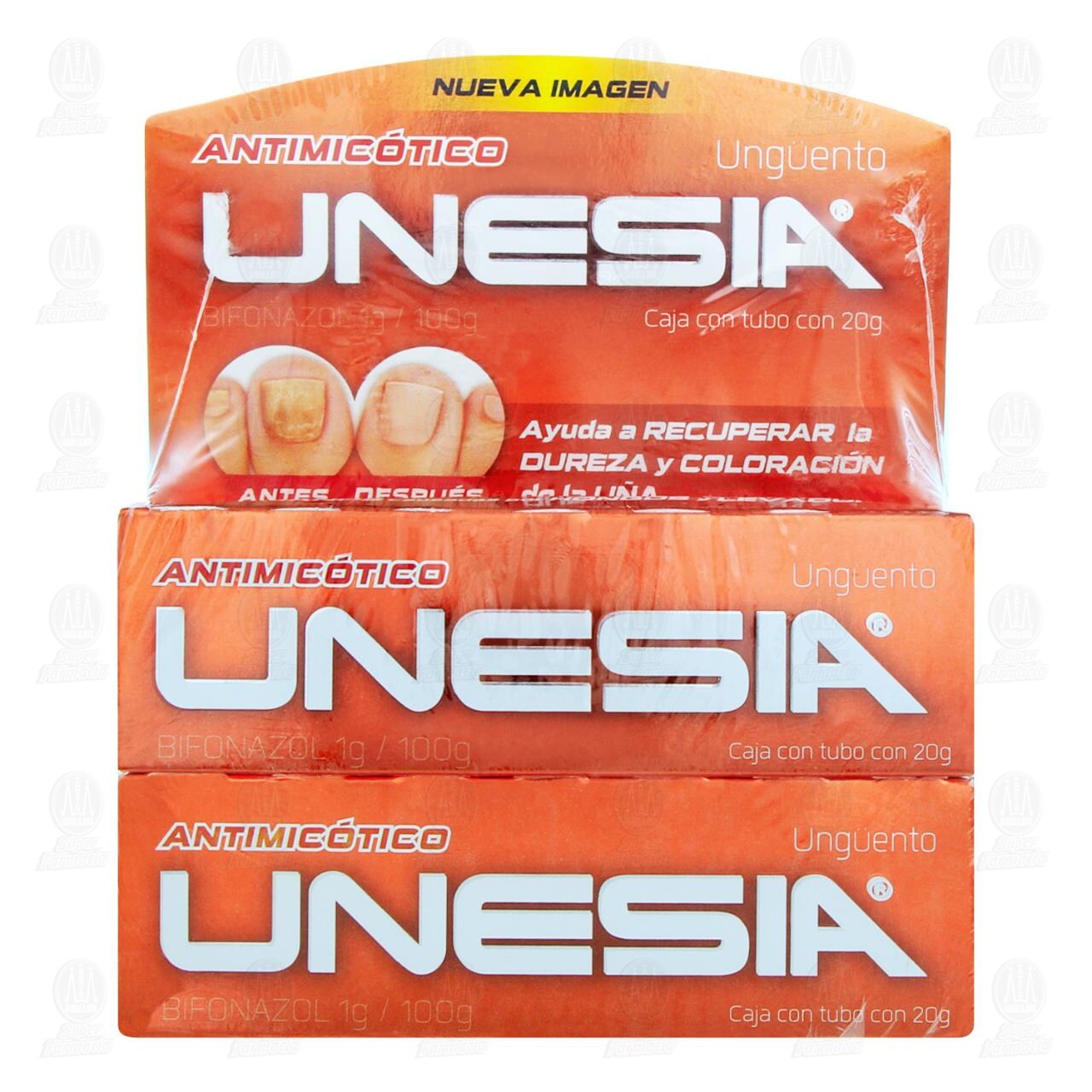 Pack Unesia Ung&uuml;ento 1gr/100gr, 2 pzas. image number 1