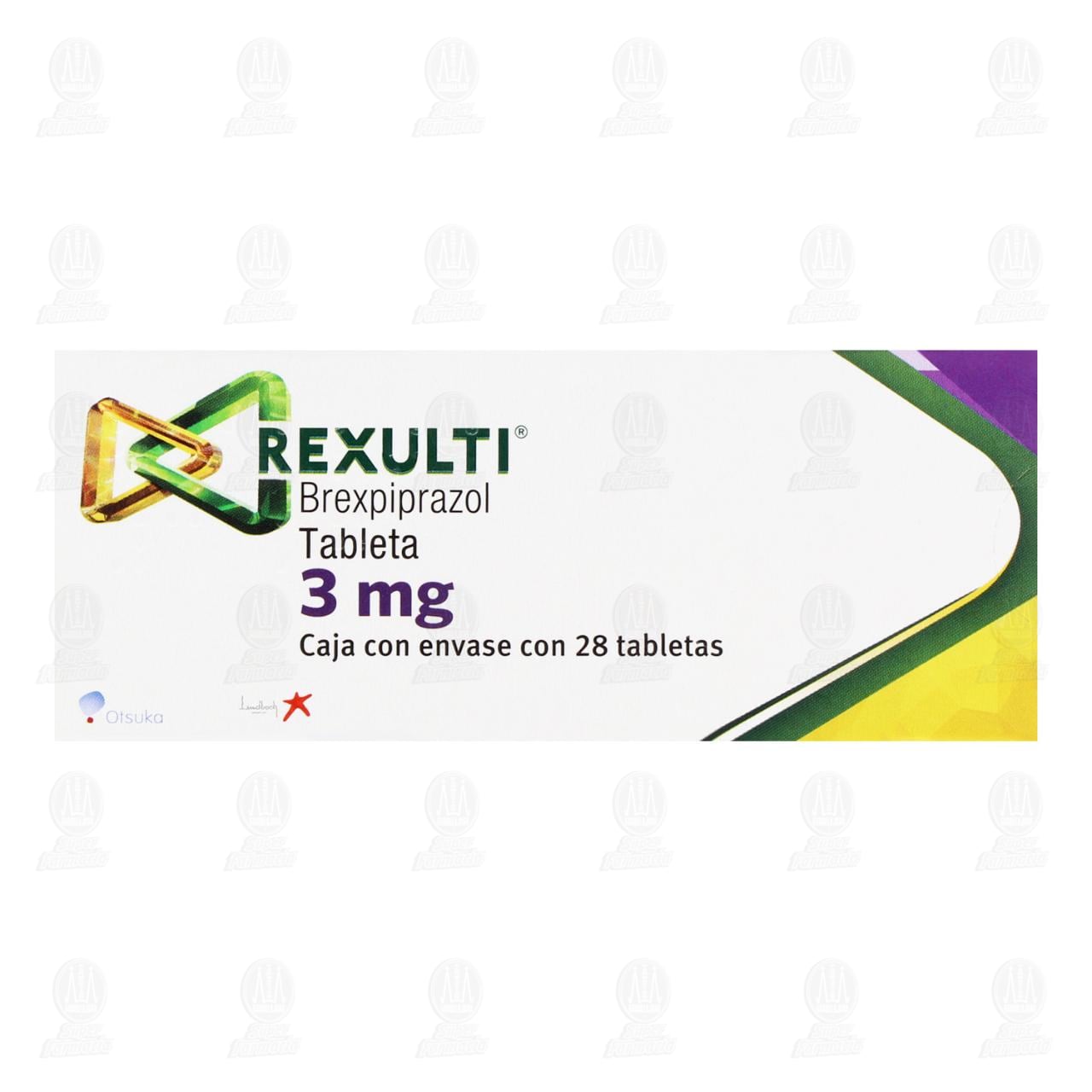 Rexulti 3 mg, 28 Tabletas. image number 1