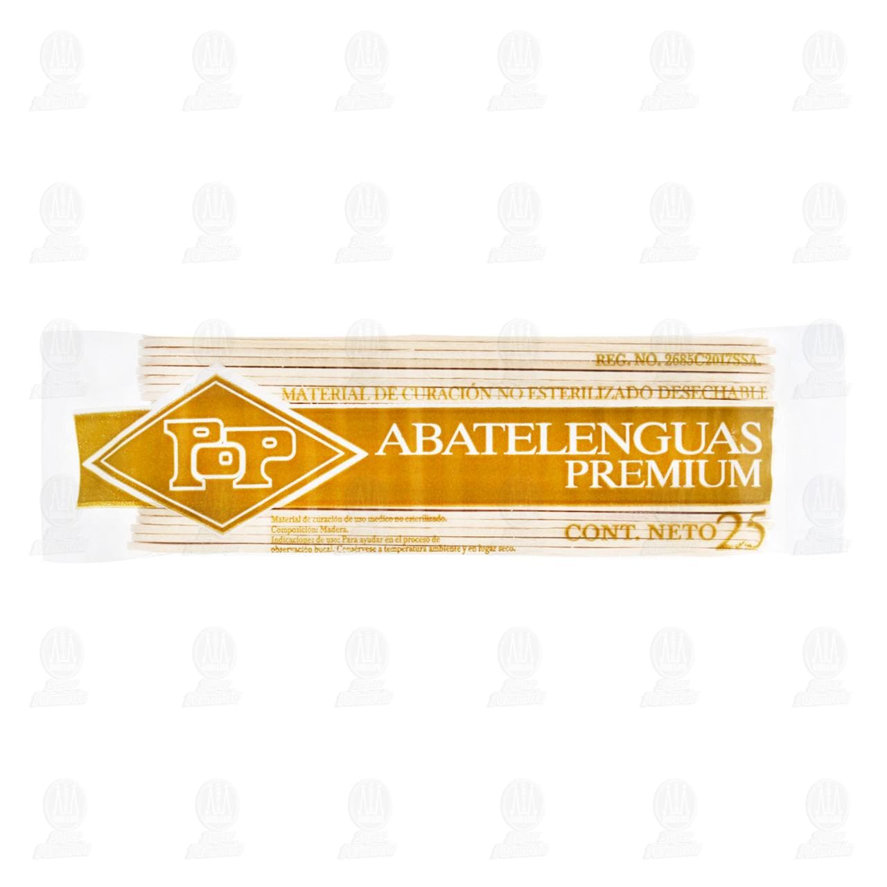 Imagen para Abatelenguas Premium Pop de Madera, 25 pzas.