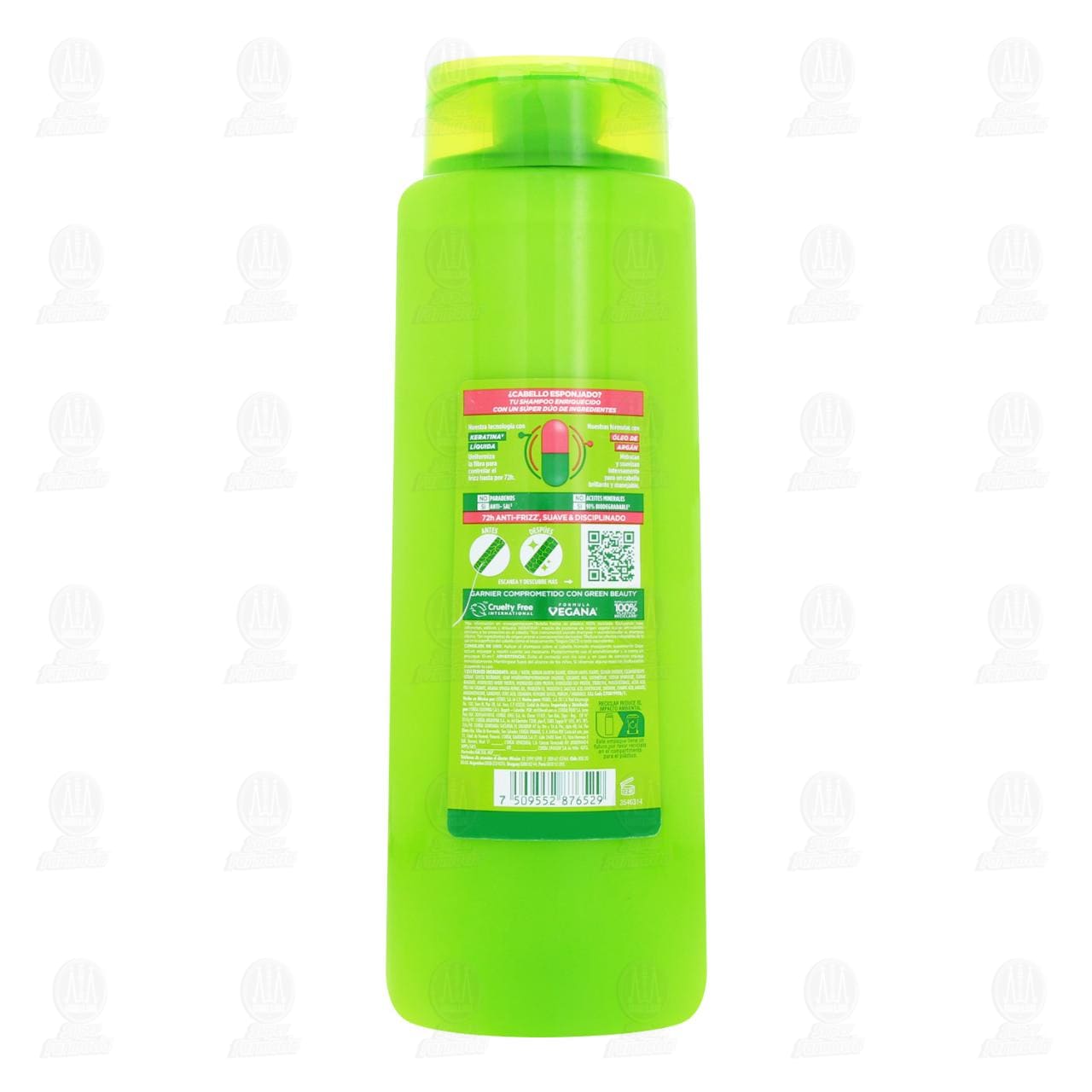 Shampoo Garnier Fructis Adi&oacute;s Esponjado, 650 ml. image number 2