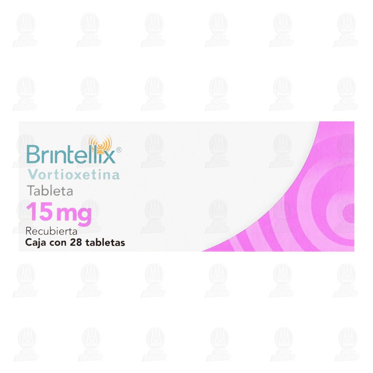 Brintellix 15 mg, 28 Tabletas. image number 1