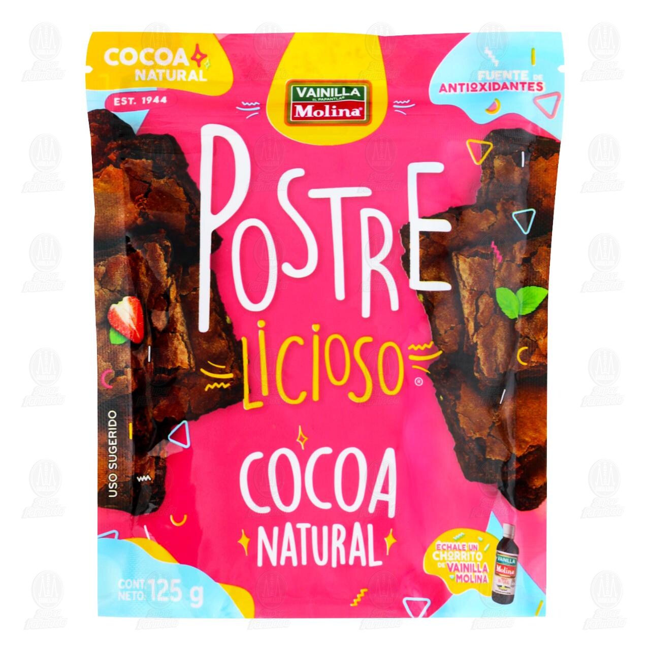 Cocoa Natural Postrelicioso, 125 gr. image number 0