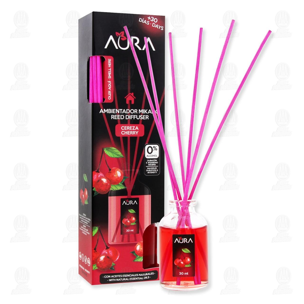 Ambientador Mikado Aura Aroma a Cereza, 30 ml. image number 3