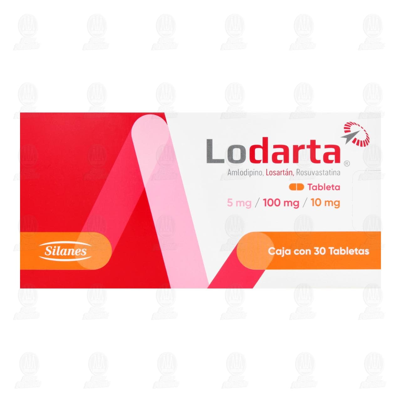 Lodarta 5mg/100mg/10mg, 30 Tabletas. image number 1