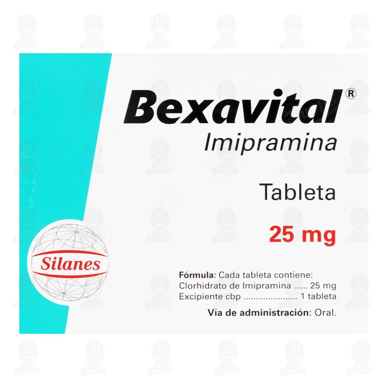 Bexavital 25 mg, 20 Tabletas. image number 2