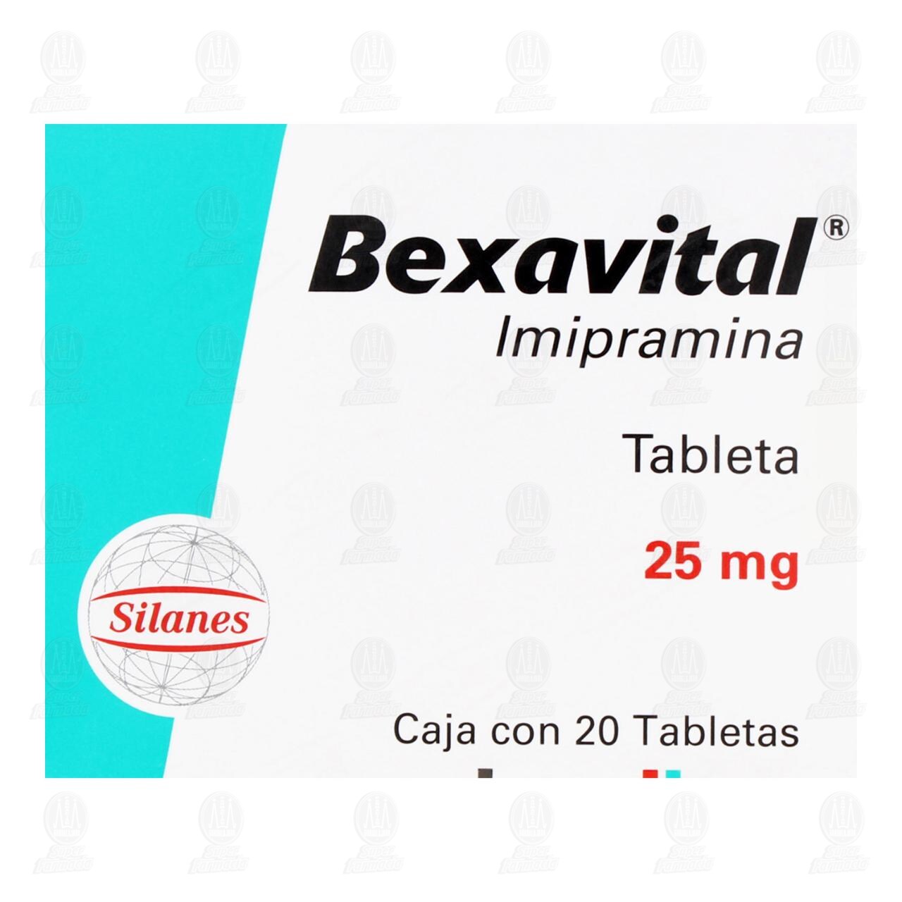 Bexavital 25 mg, 20 Tabletas. image number 1
