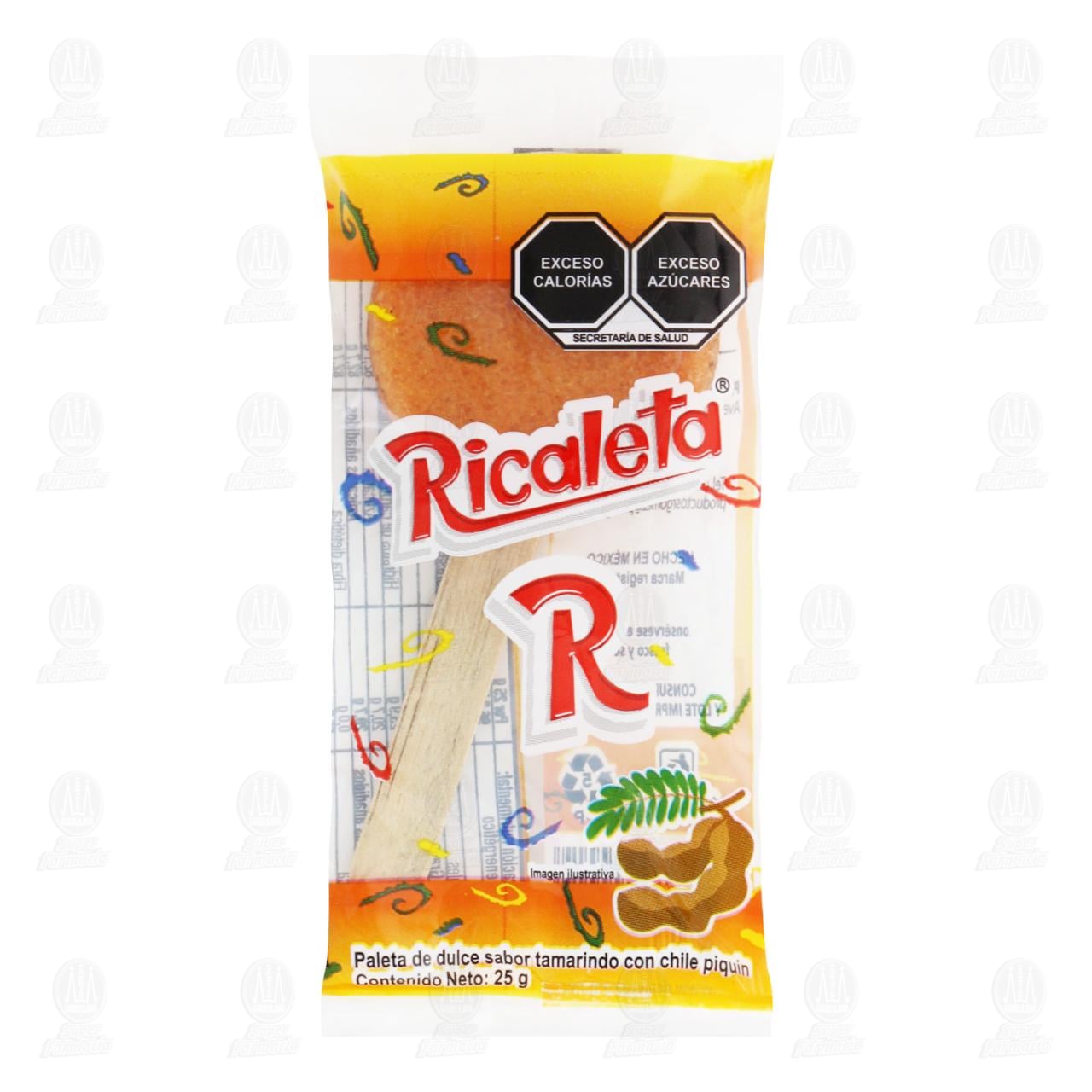 Imagen para Paleta Ricaleta Sabor Tamarindo con Chile Piquín, 1 pz.