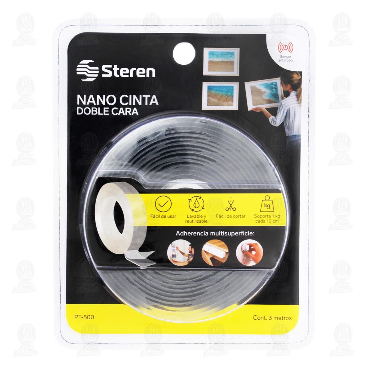 Nano Cinta Steren Doble Cara  PT-5, 1 pz.