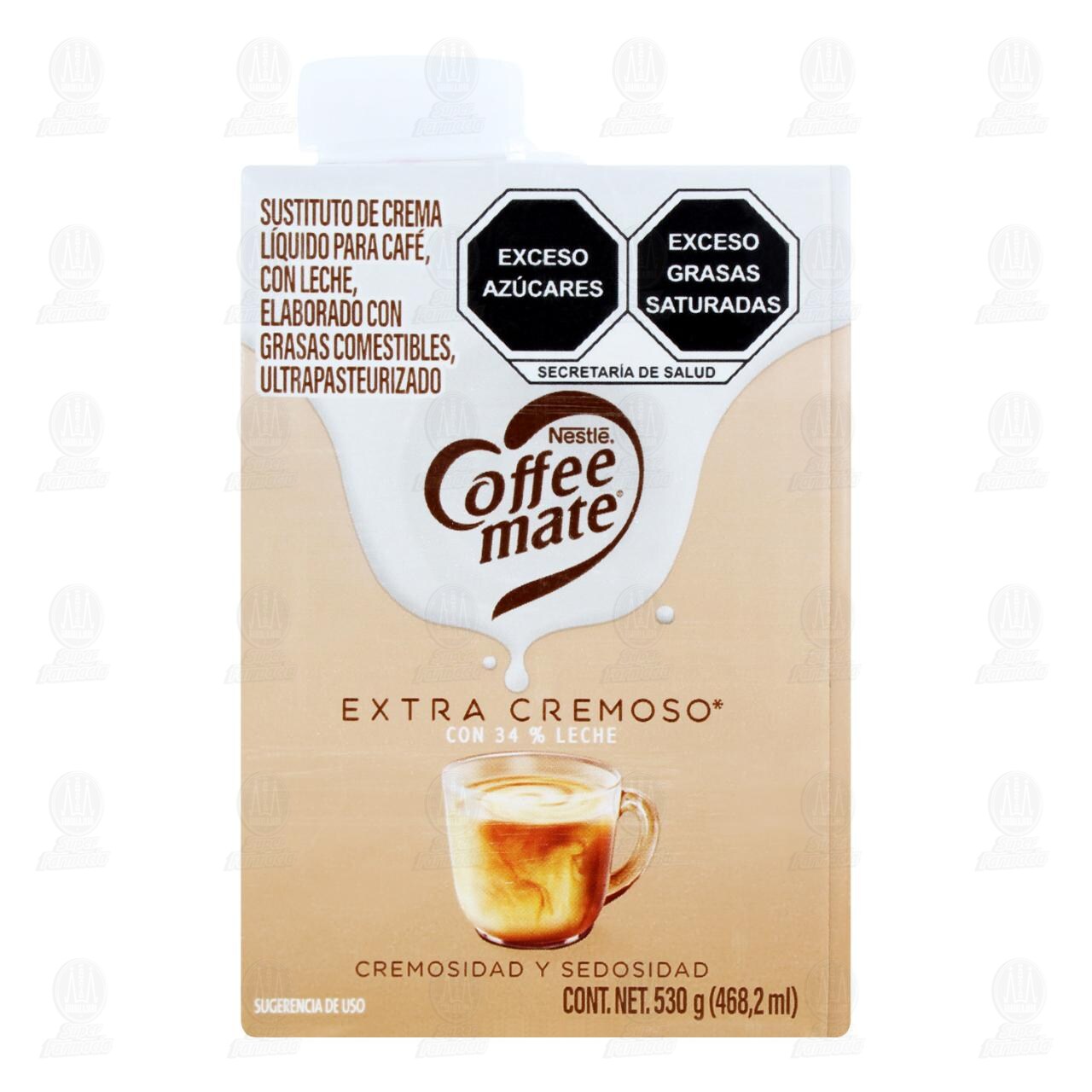 Sustituto de Crema para Caf&eacute; Coffee Mate L&iacute;quido Extra Cremoso, 530 gr. image number 1