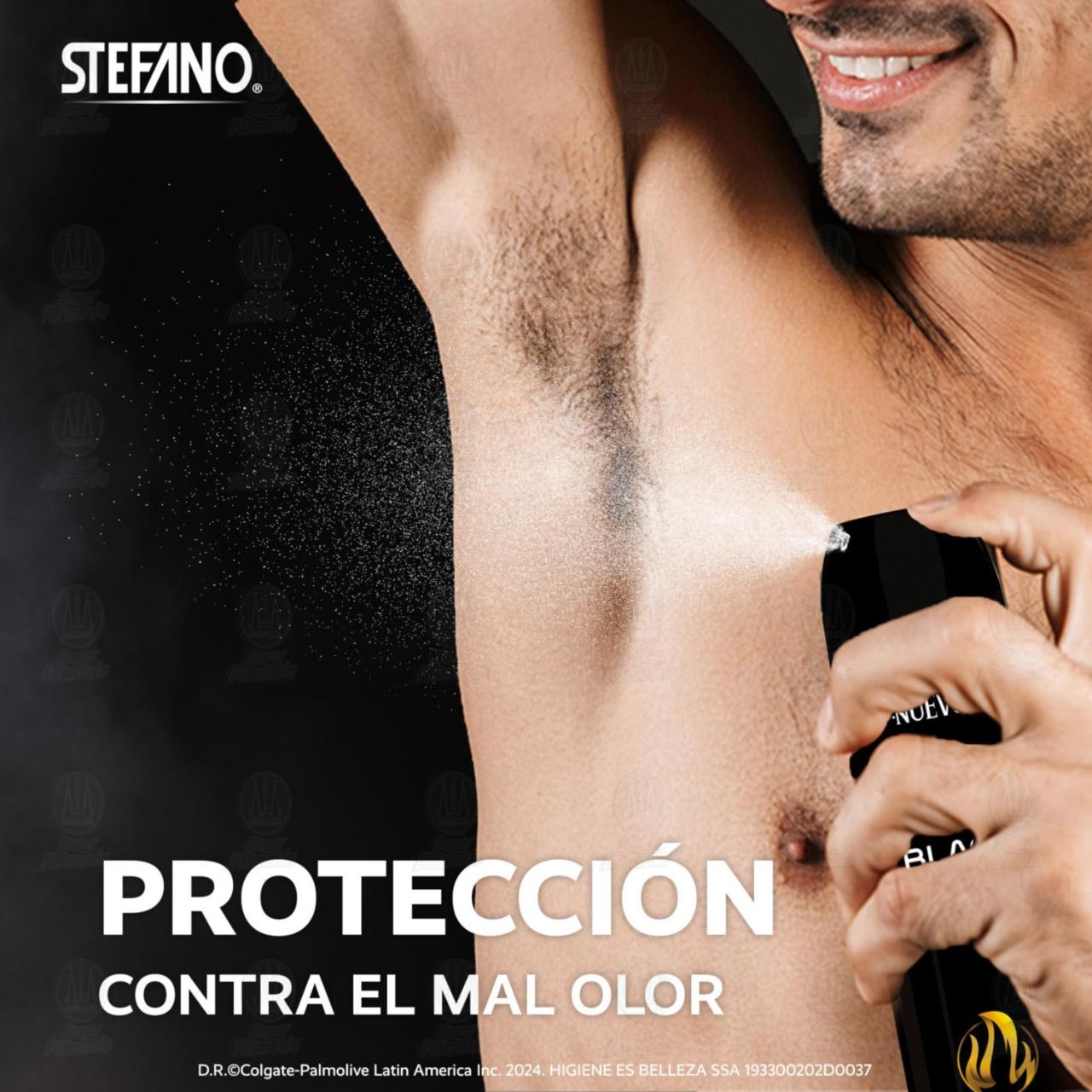 Desodorante Stefano Black Fire en Aerosol, 150 ml. image number 3