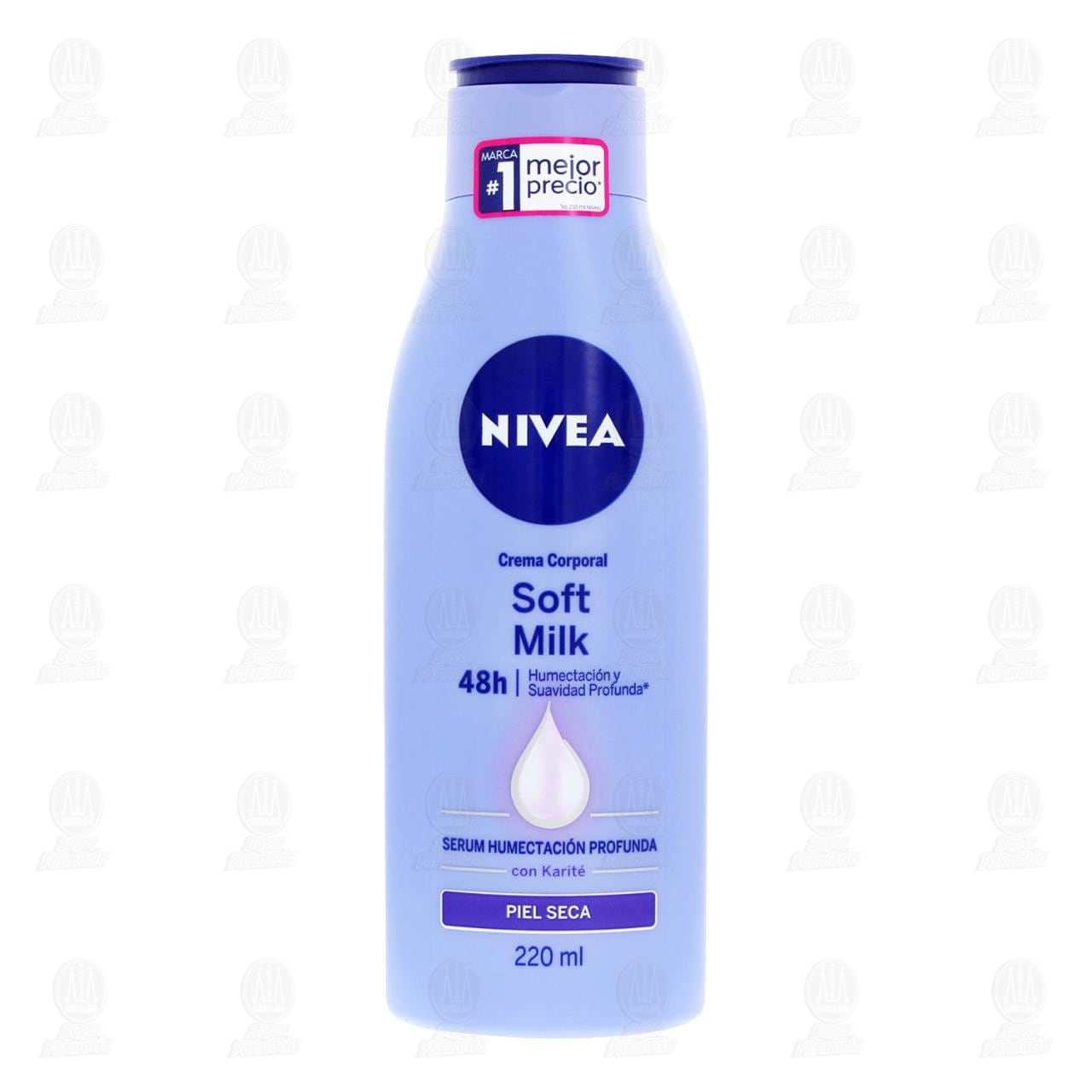 Nivea Soft Milk Crema Corporal Piel Seca con Karit&eacute;, 220 ml. image number 1