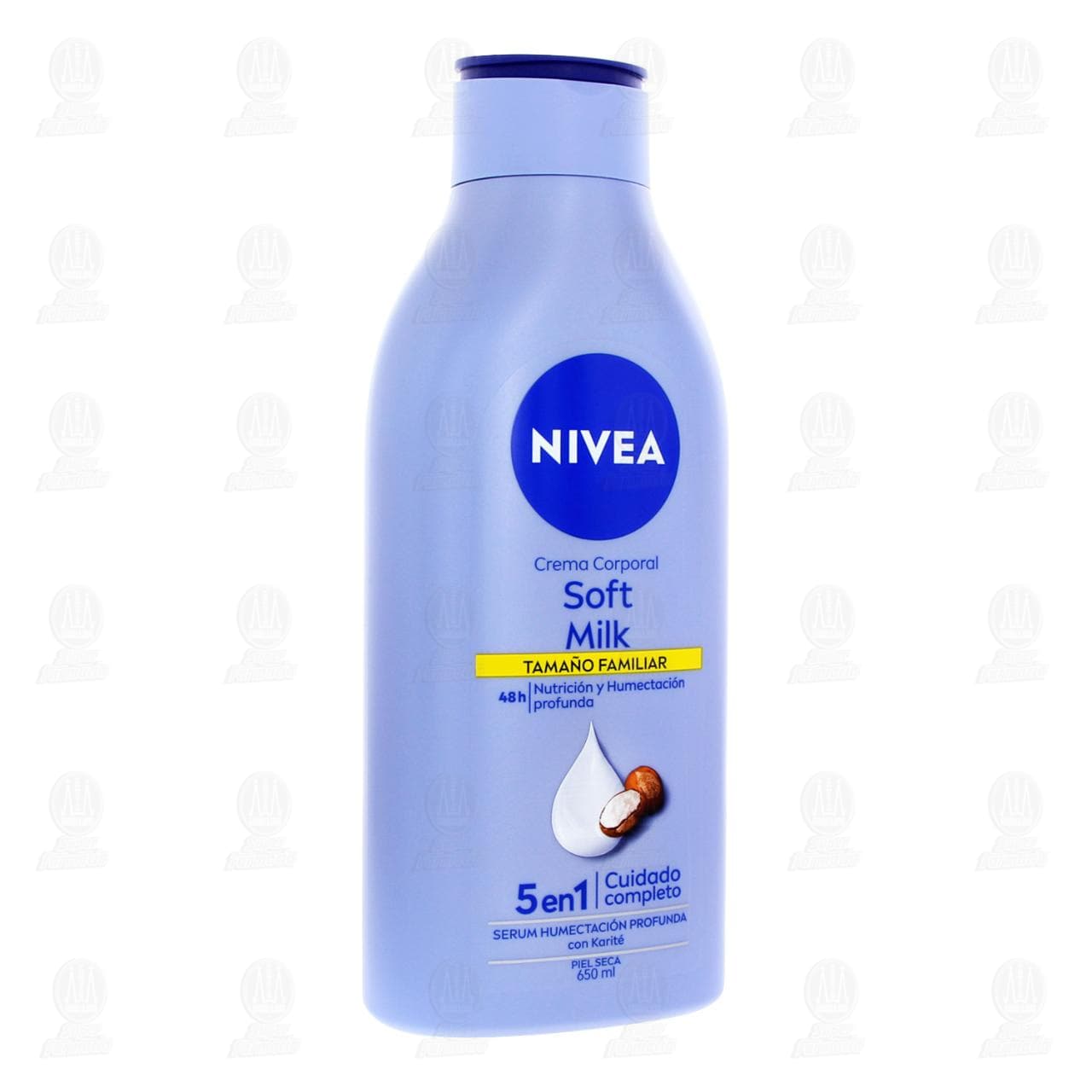 Imagen para Nivea Soft Milk Crema Corporal  5 en 1 para Piel Seca, 650 ml.