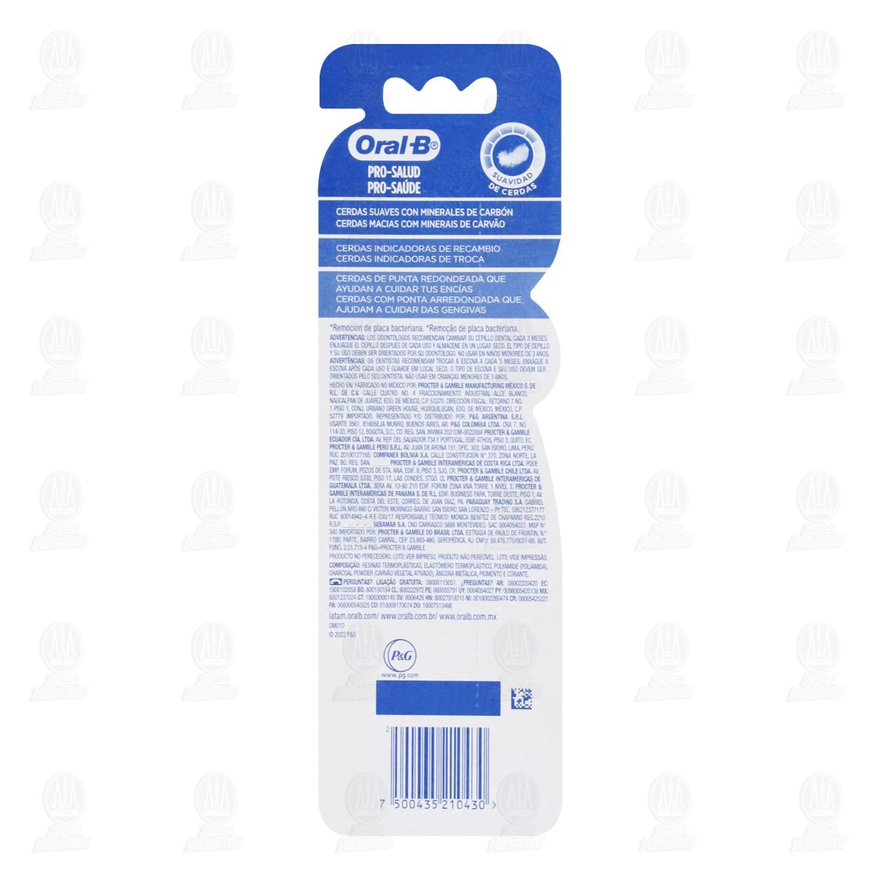 Cepillo de Dientes Oral-B Indicator Black Suave, 2 Unidades. image number 1